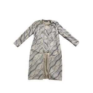 Lourdes Chavez 100% Cashmere Embellished Coat & Shell Set